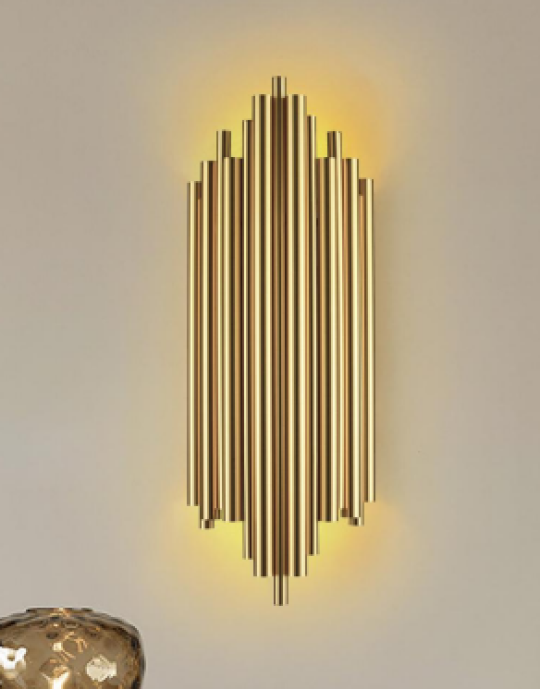 applique murale d'or